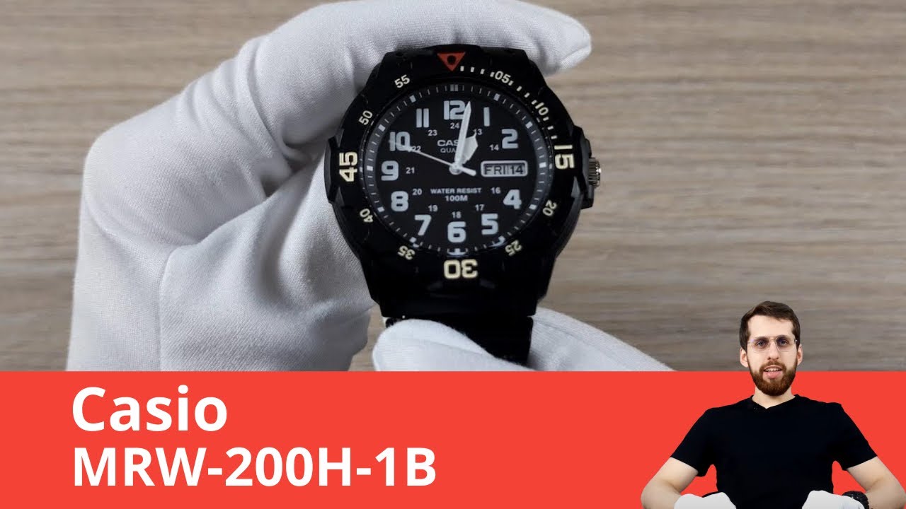 Частер: Обзор и настройка часов Casio MRW-200H-1B