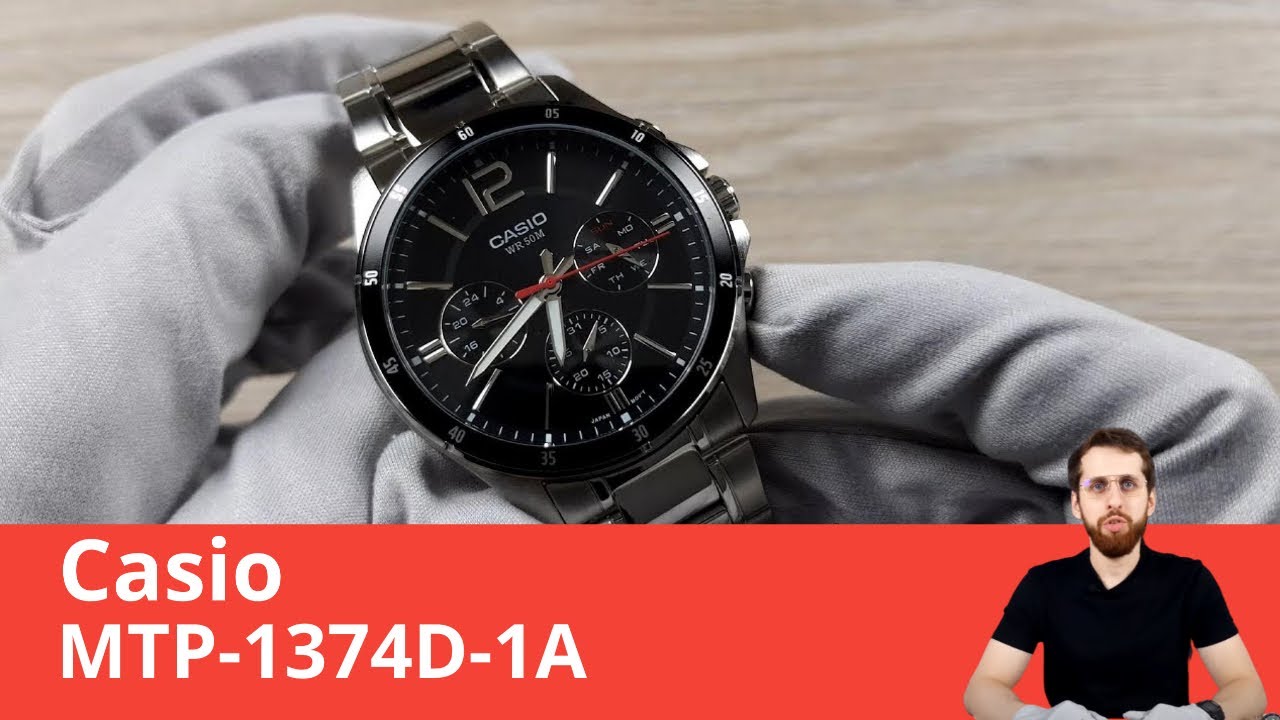 Частер: Обзор и настройка часов Casio MTP-1374D-1A