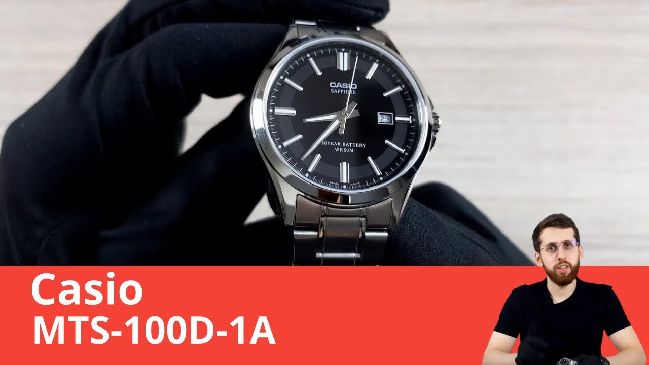 Частер: Обзор и настройка часов Casio MTS-100D-1A
