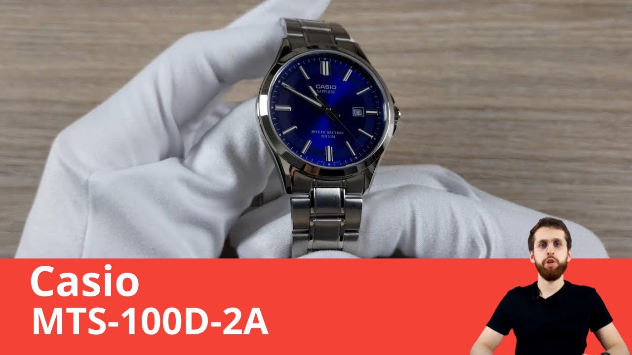 Частер: Обзор и настройка часов Casio MTS-100D-2A