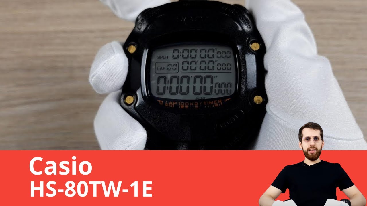 Частер: Обзор и настройка секундомера Casio HS-80TW-1E / Полная инструкция