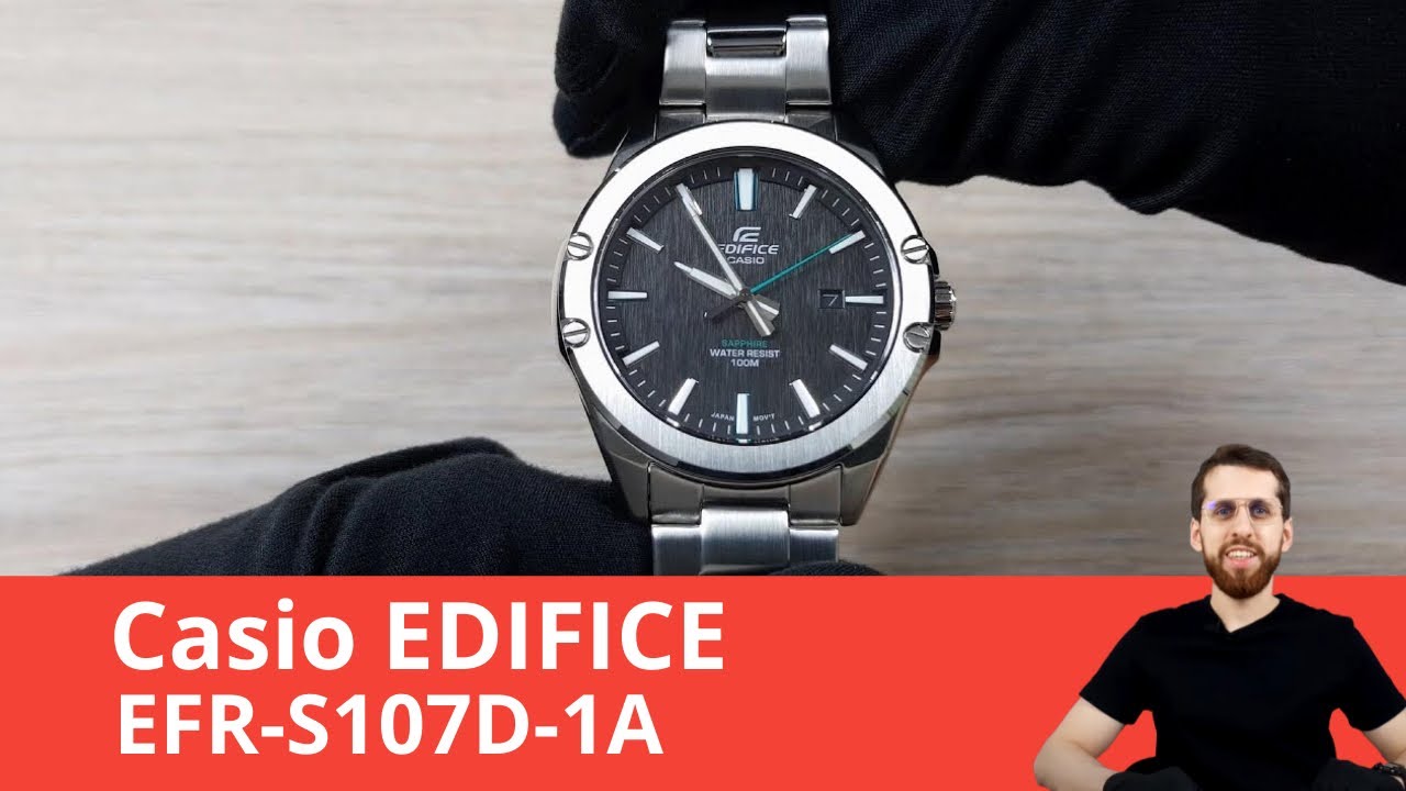 Частер: Очень Тонкие EDIFICE / Casio EFR-S107D-1A