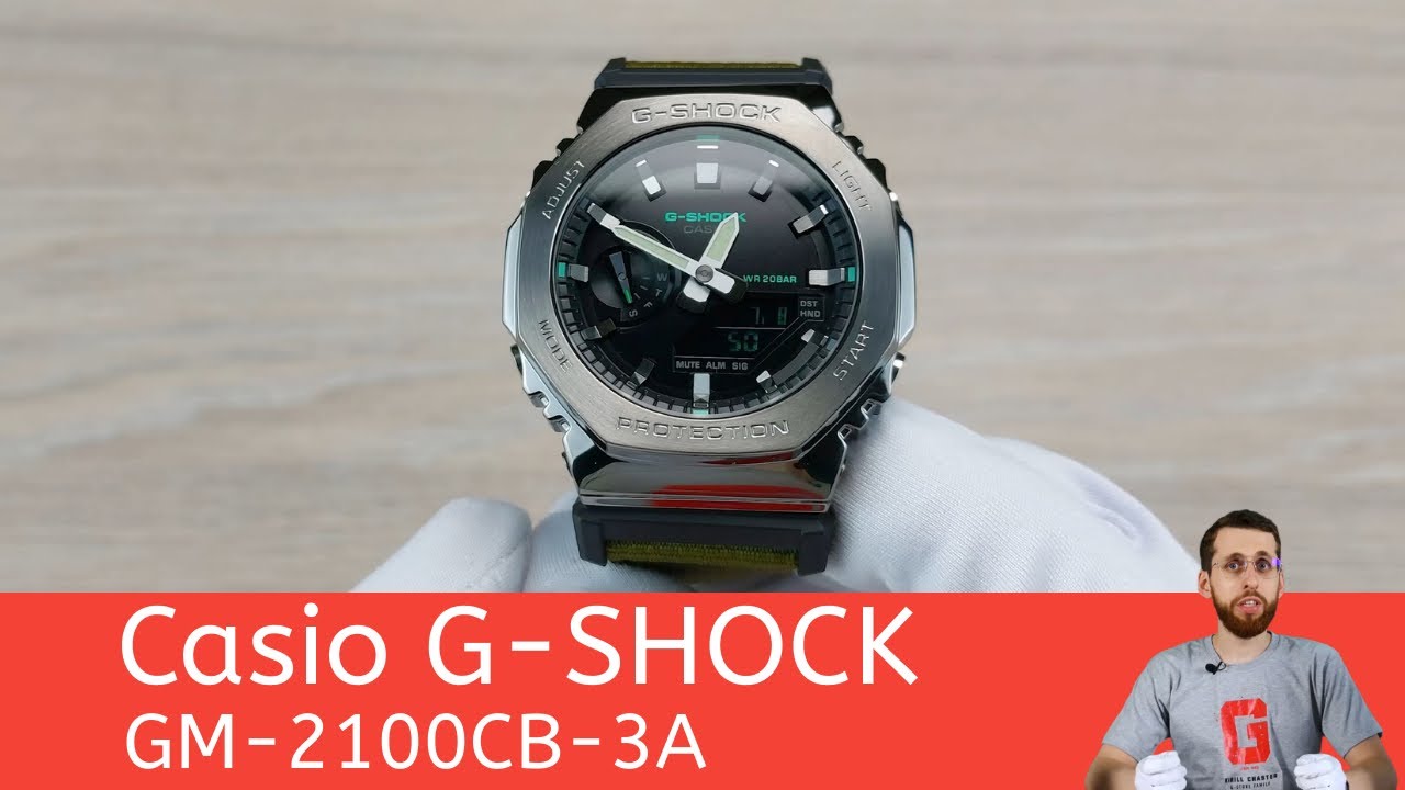 Частер: Октагон на текстиле / Casio G-SHOCK GM-2100CB-3A