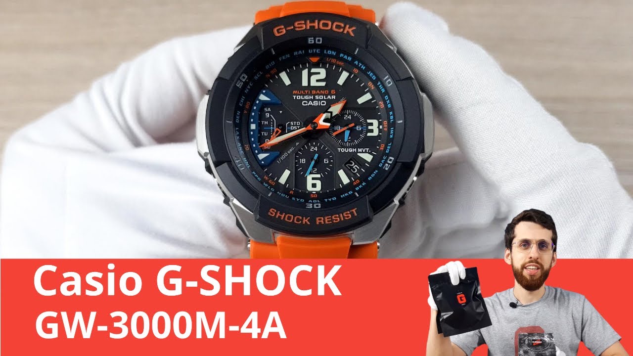 Частер: Оранжевый бестселлер / Casio G-SHOCK GW-3000M-4A