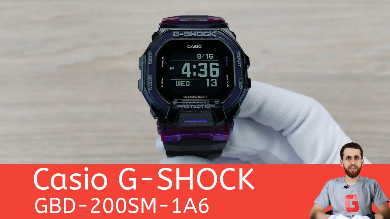 Частер: Под фиолетовые кроссовки / Casio G-SHOCK GBD-200SM-1A6