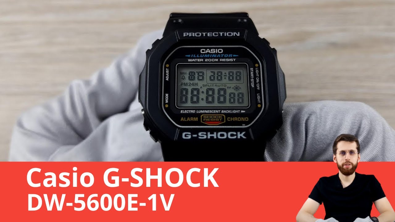 Частер: Полная настройка Casio G-Shock DW-5600E-1V