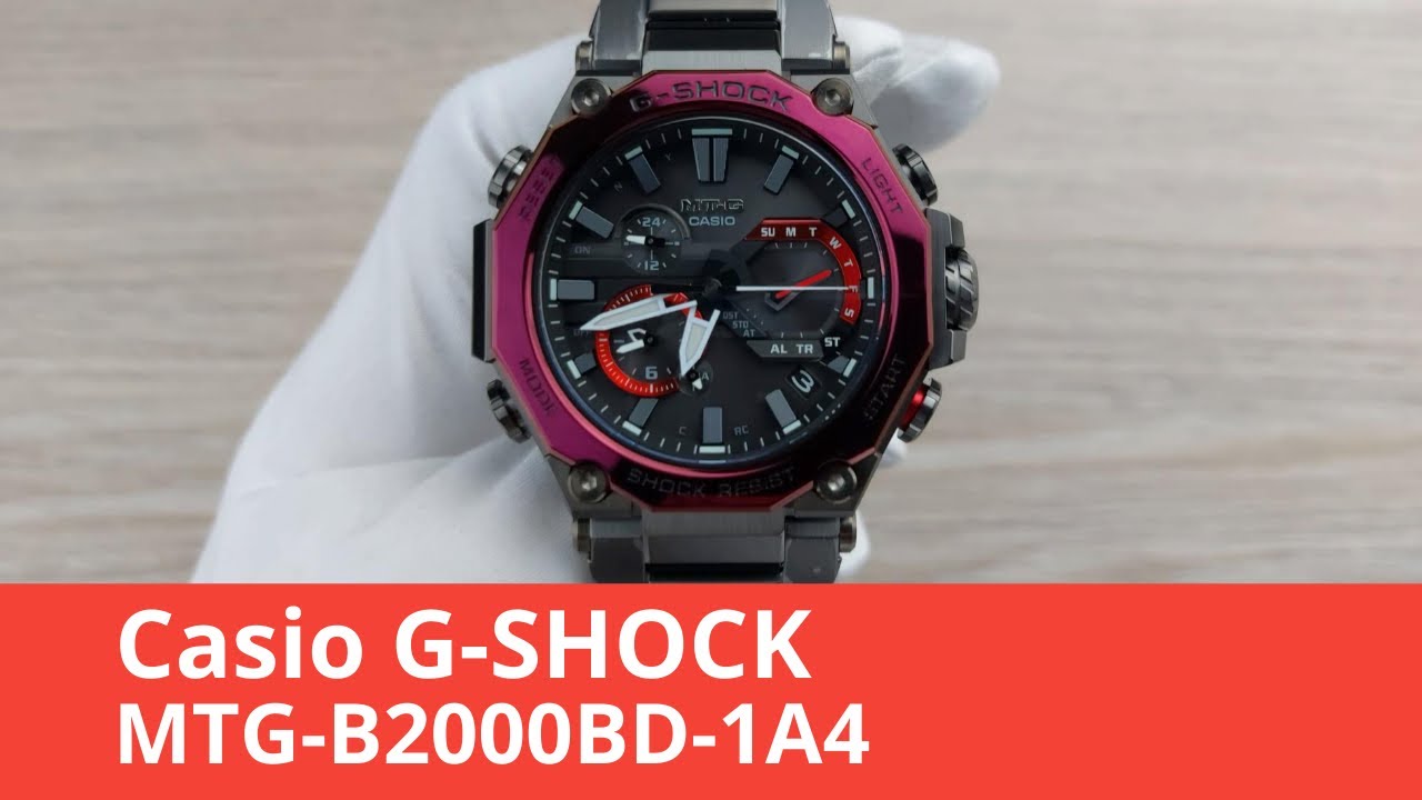 Частер: Премиальный Бордо / Casio G-SHOCK MTG-B2000BD-1A4