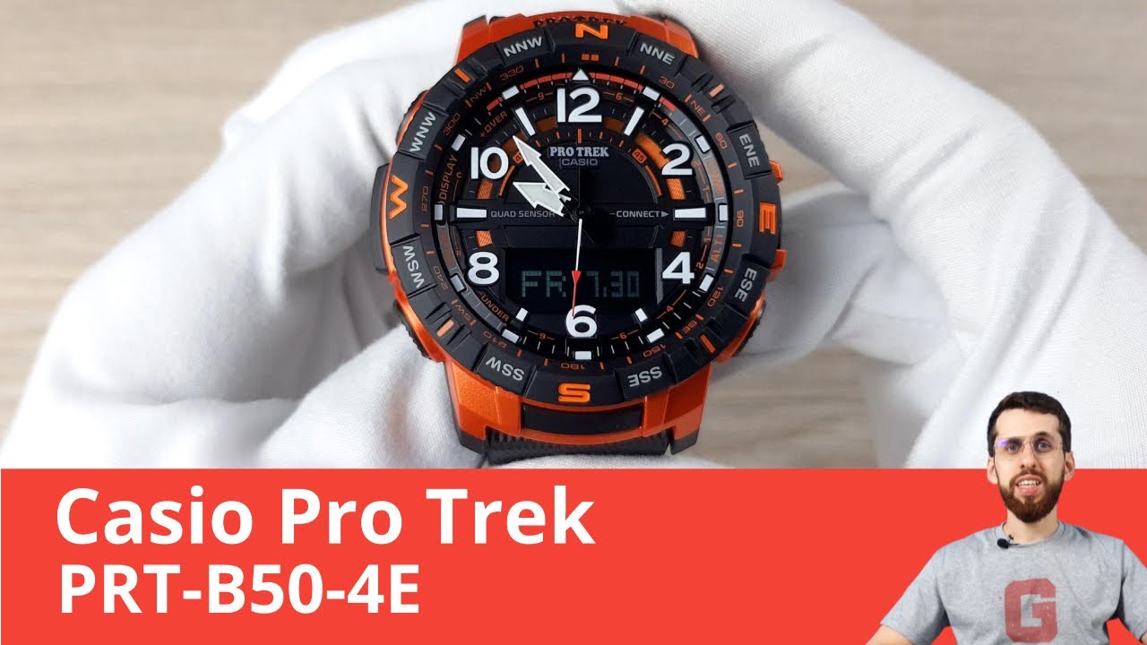 Частер: ProTrek с Bluetooth / Casio PRT-B50-4E
