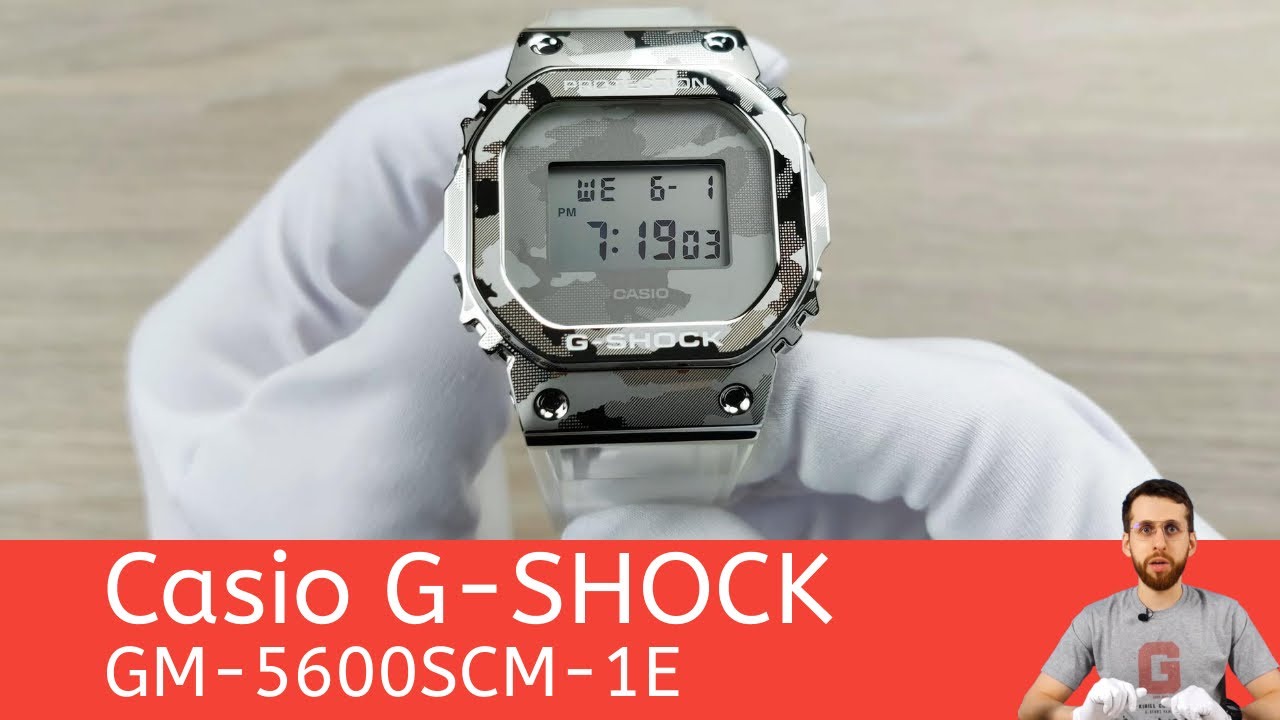 Частер: Прозрачный камуфляж / Casio G-SHOCK GM-5600SCM-1E
