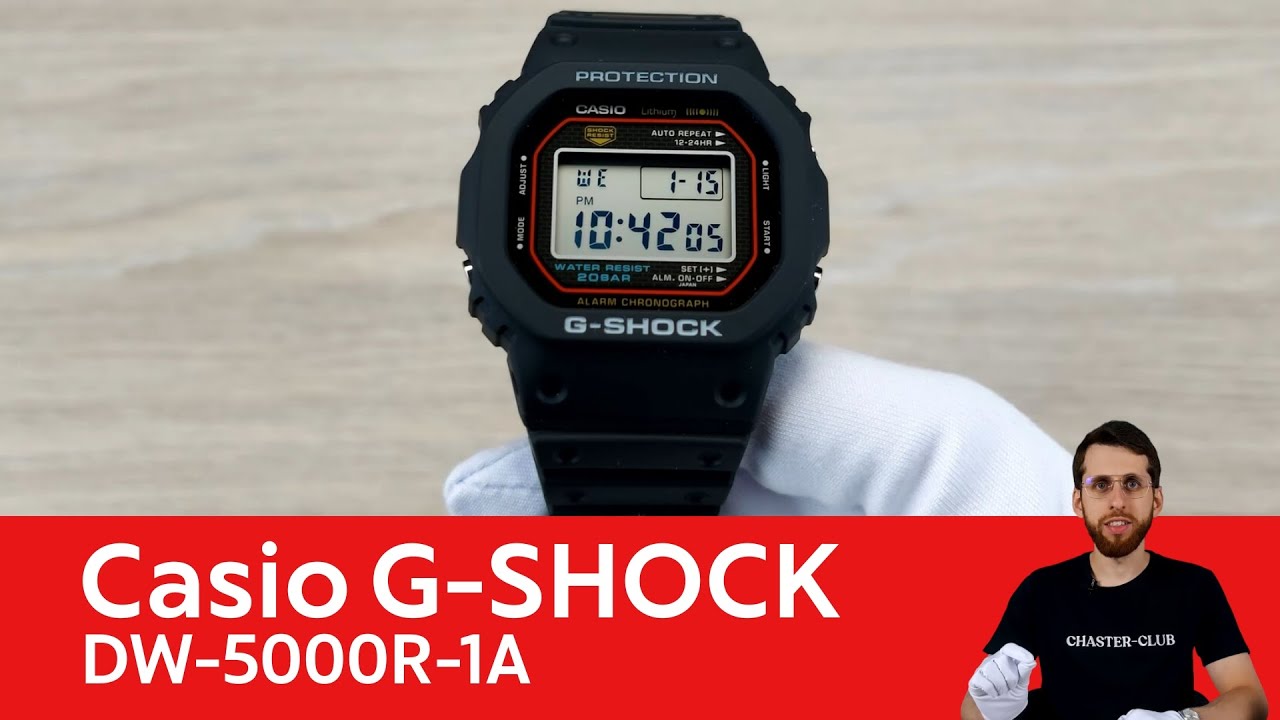 Частер: Самые Первые G-SHOCK / Casio DW-5000R-1A