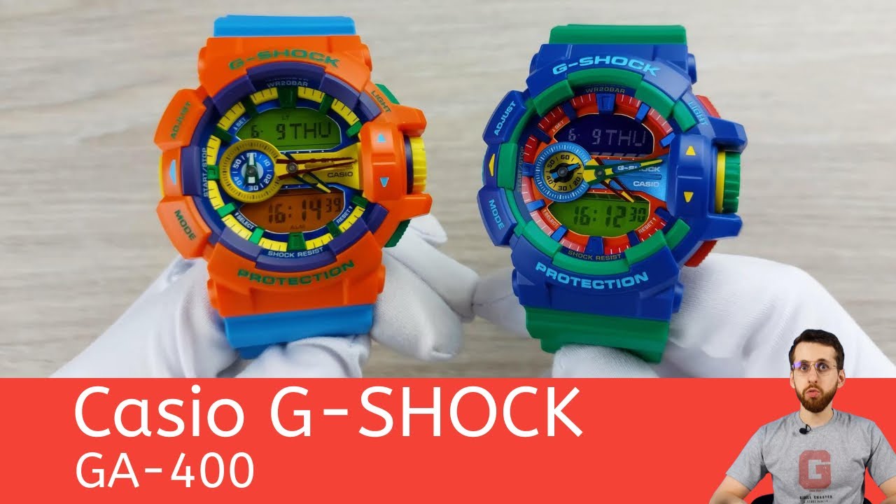 Частер: Самые яркие и сочные G-SHOCK на лето / Casio GA-400-2A и GA-400-4A
