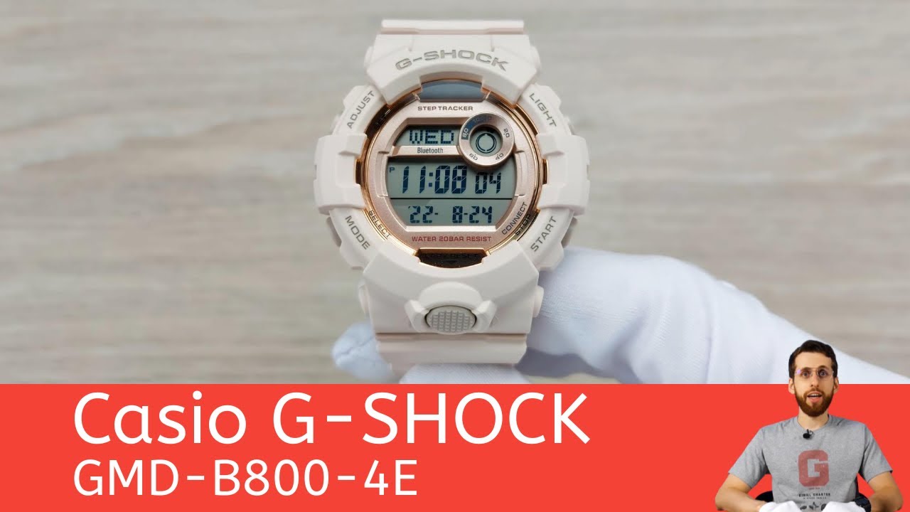 Частер: Шагомер для всей семьи / Casio G-SHOCK GMD-B800-4E