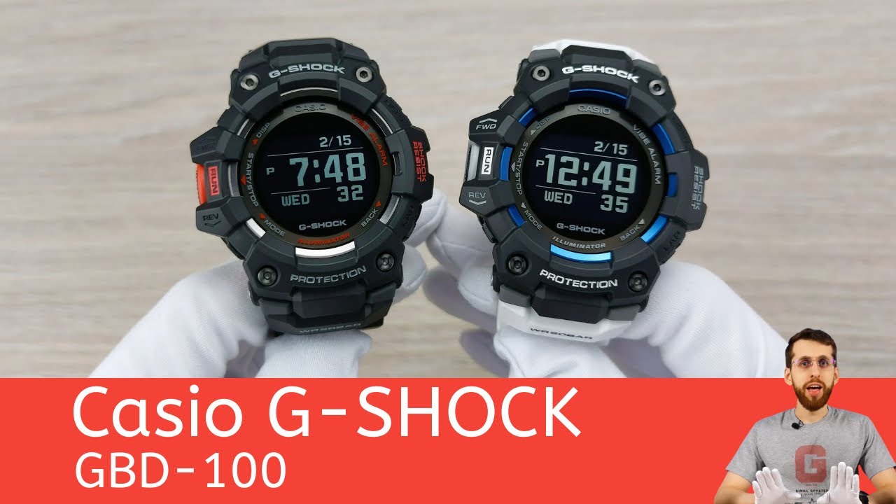 Частер: Smart G-SHOCK для тренировок / Casio GBD-100-1E и GBD-100-1A7