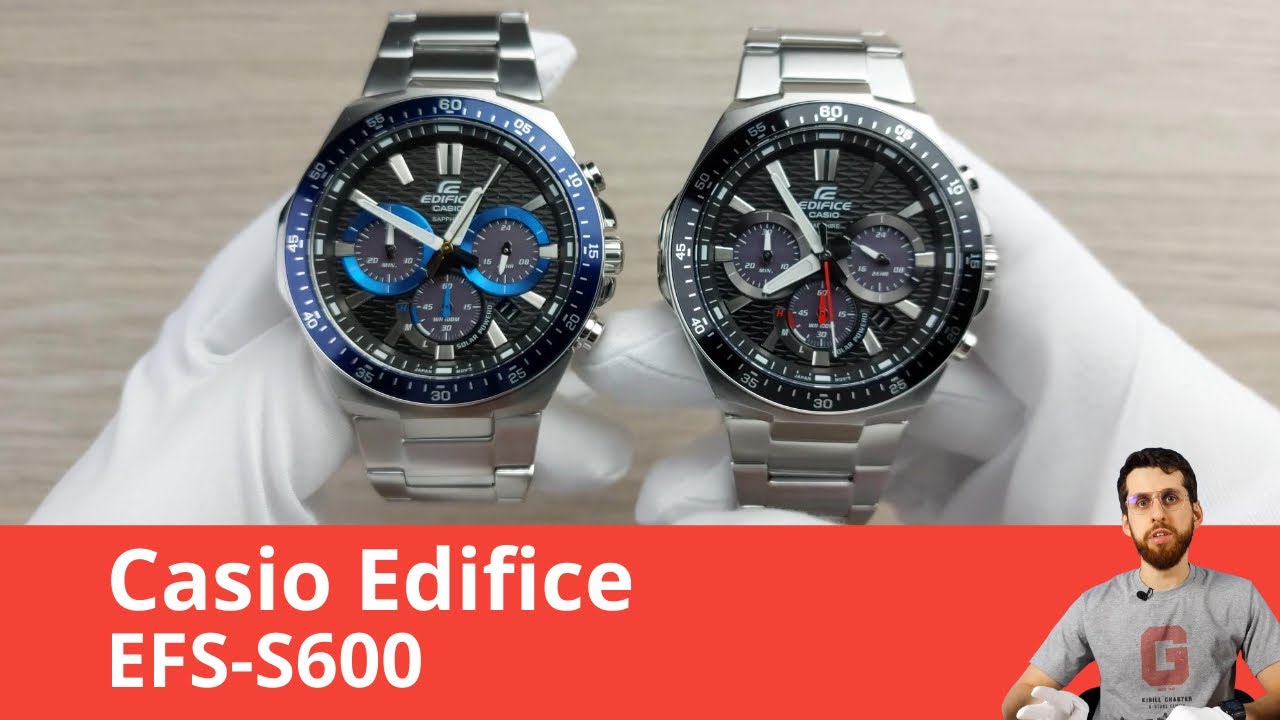 Частер: Солар, Сапфир, Хронограф / Casio EFS-S600D-1A2 и Casio EFS-S600D-1A4