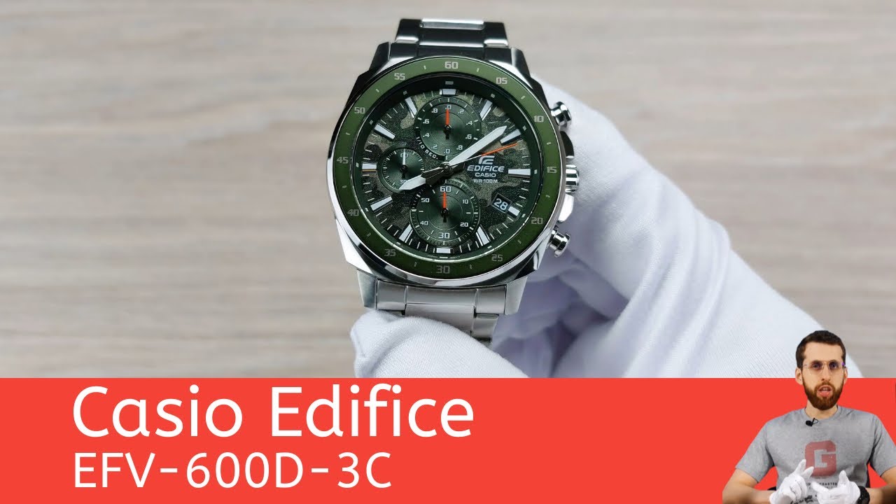 Частер: Спортивный камуфляж / Casio Edifice EFV-600D-3C