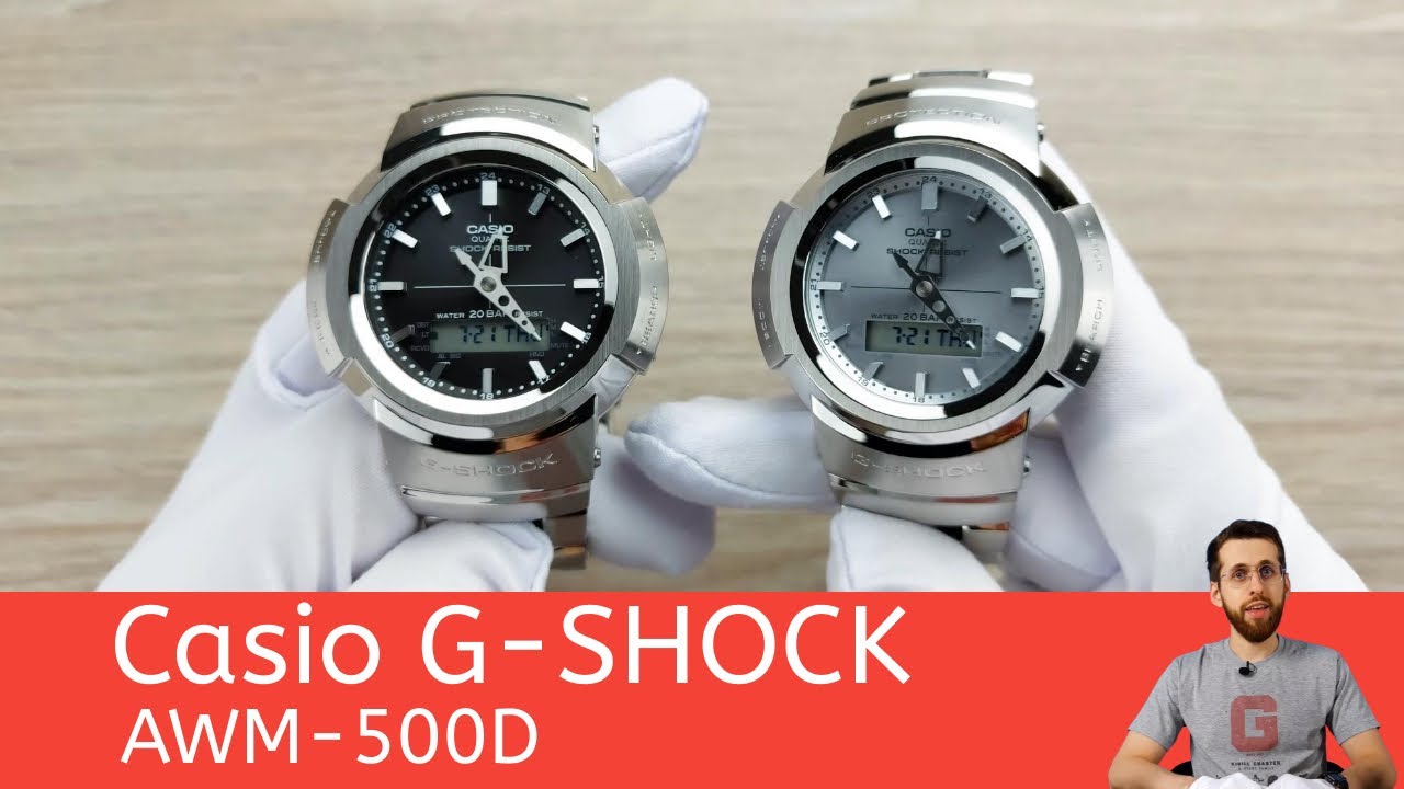 Частер: Стальной привет из 1989 года / Casio G-SHOCK AWM-500D-1A и AWM-500D-1A8