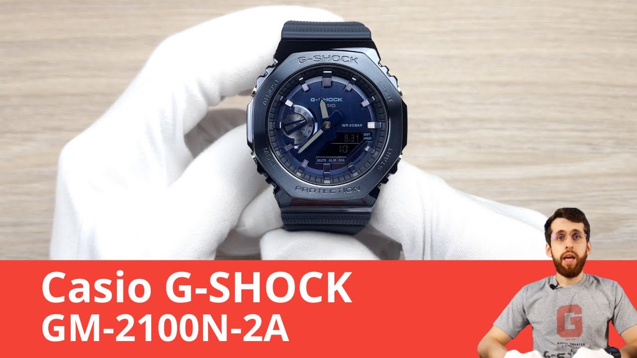 Частер: Стальной Синий Октагон / Casio G-SHOCK GM-2100N-2A