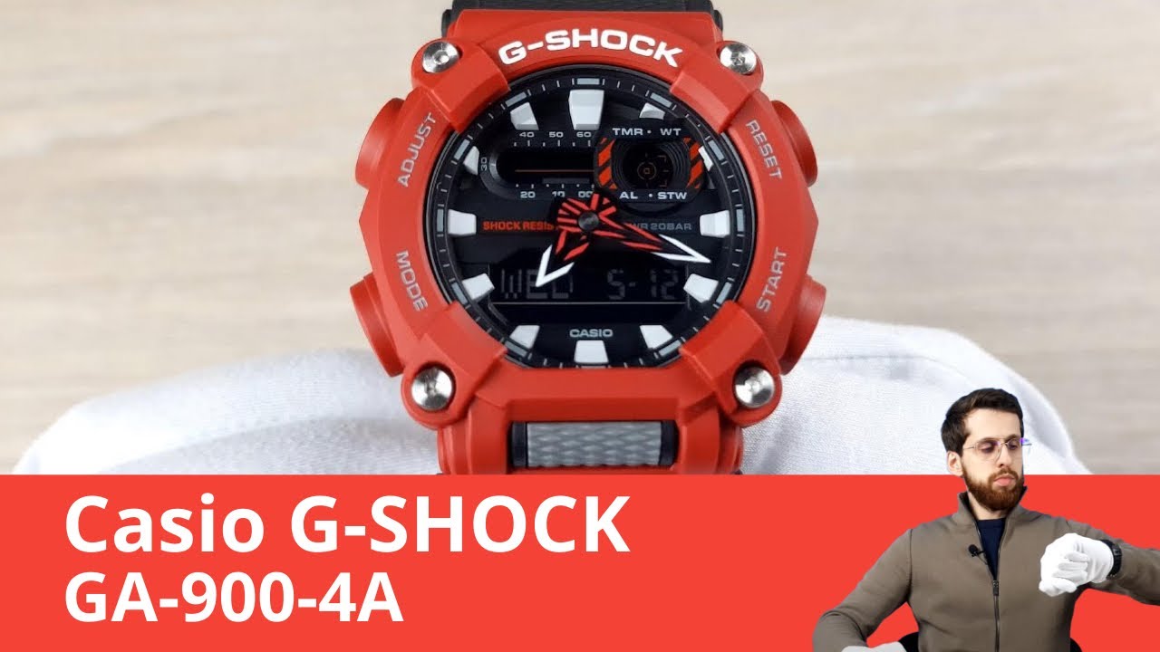 Частер: Свежие и функциональные G-SHOCK / Casio GA-900-4A