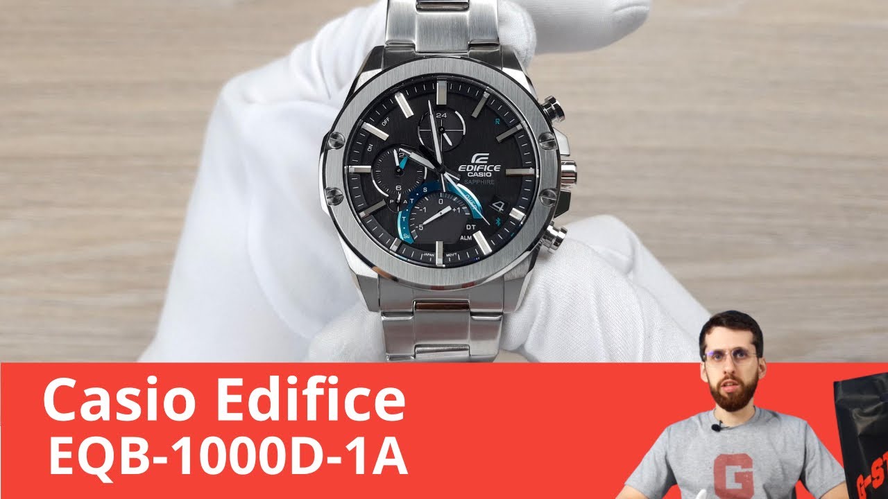 Частер: Технологичные и тонкие / Casio Edifice EQB-1000D-1A