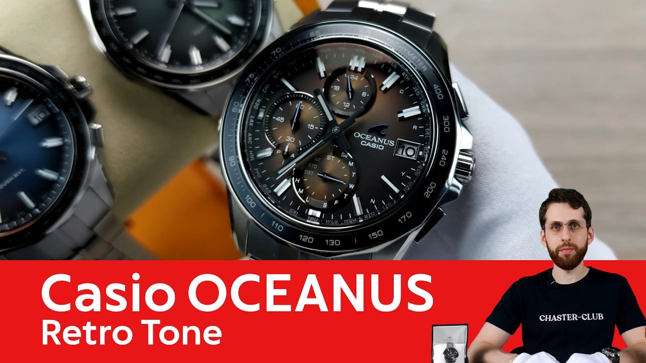 Частер: Три ступени окрашивания / Casio OCEANUS OCW-S400RA и OCW-S7000RA