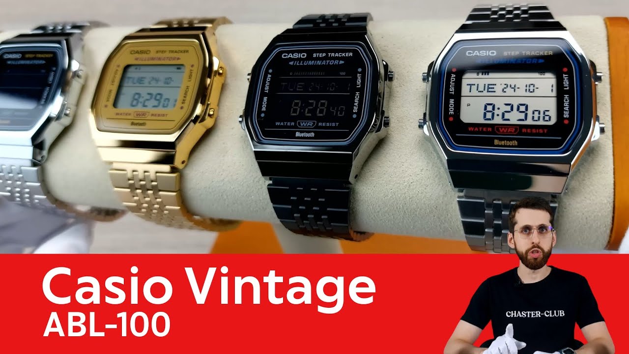Частер: Винтаж с шагомером / Casio ABL-100