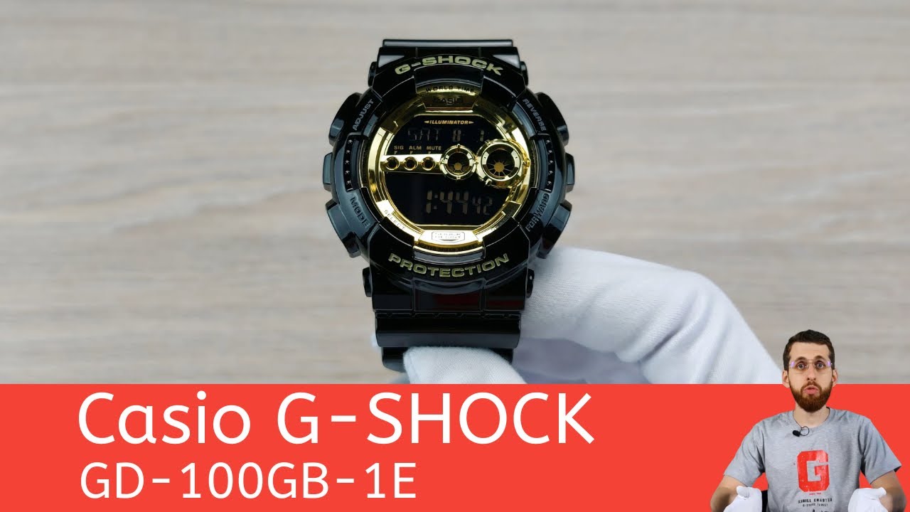 Частер: Яркий и Вызывающий G-SHOCK / Casio GD-100GB-1E