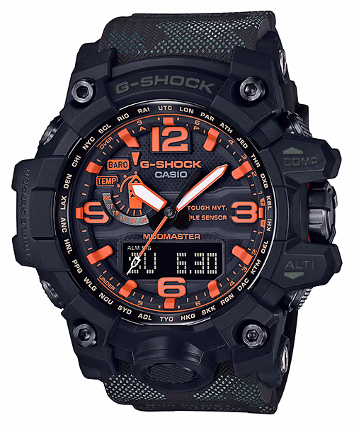 Den Getat о G-Shock в цвете хаки: два Gravitymaster и Mudmaster Maharishi