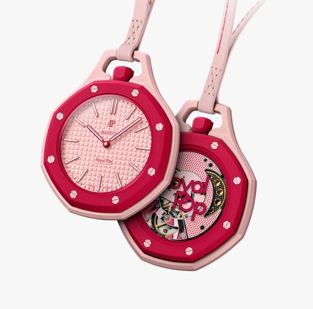 Карманные часы Royal Pop от Audemars Piguet и Swatch: циферблат и прозрачная крышка