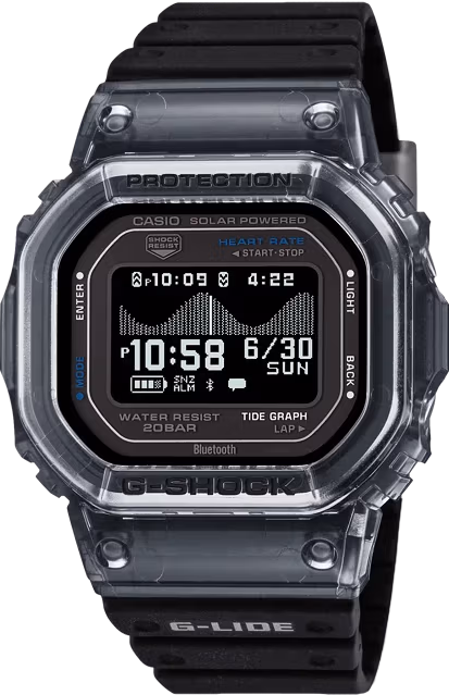 G-SHOCK GBX-H5600 — новые часы с пульсометром и солнечной батареей