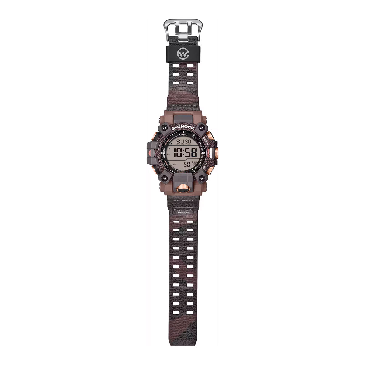 Камуфляжный ремешок GW-9502KJ-8 во всю длину