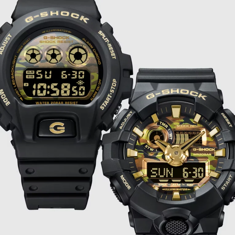 G-SHOCK DW6900CF-1 and GA700CF-1A