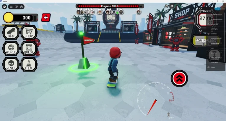 G-SHOCK ROBLOX GAME WORLD 01 END