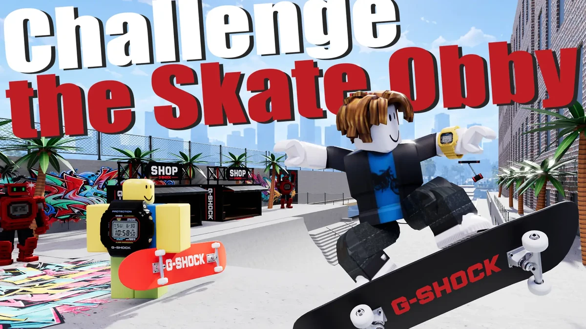 G-Shock в Roblox: новый мир и виртуальные товары