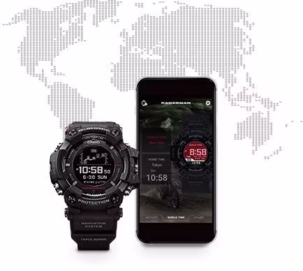 G-Shock Rangeman GPR-B1000-1 с чёрным ремешком