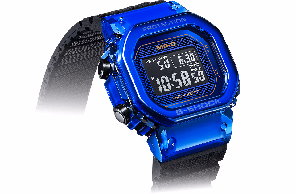 Casio G-Shock Blue Rose Project: три модели с синим сапфиром