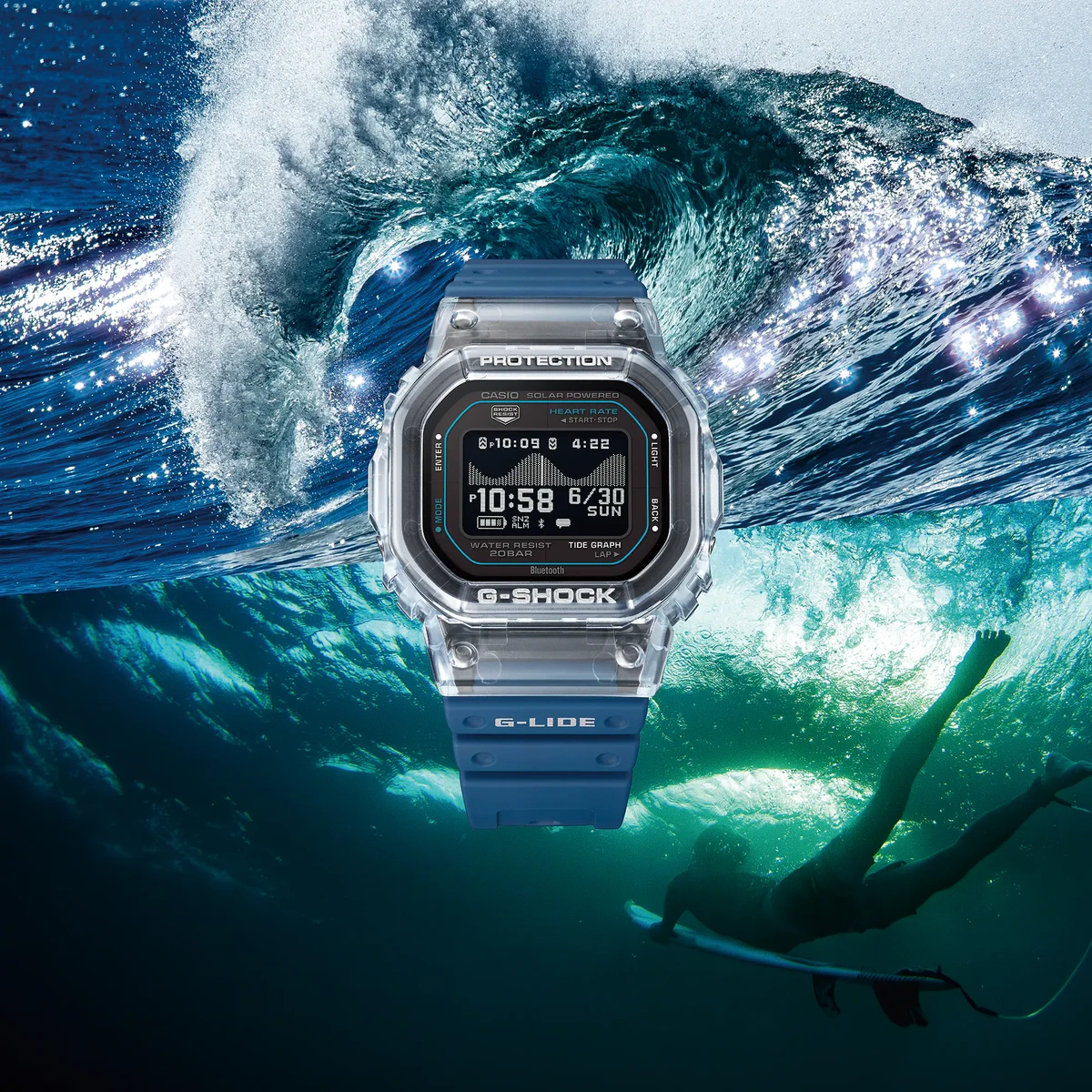 Новые часы Casio G-Shock G-LIDE GBX-H5600: возможности и особенности