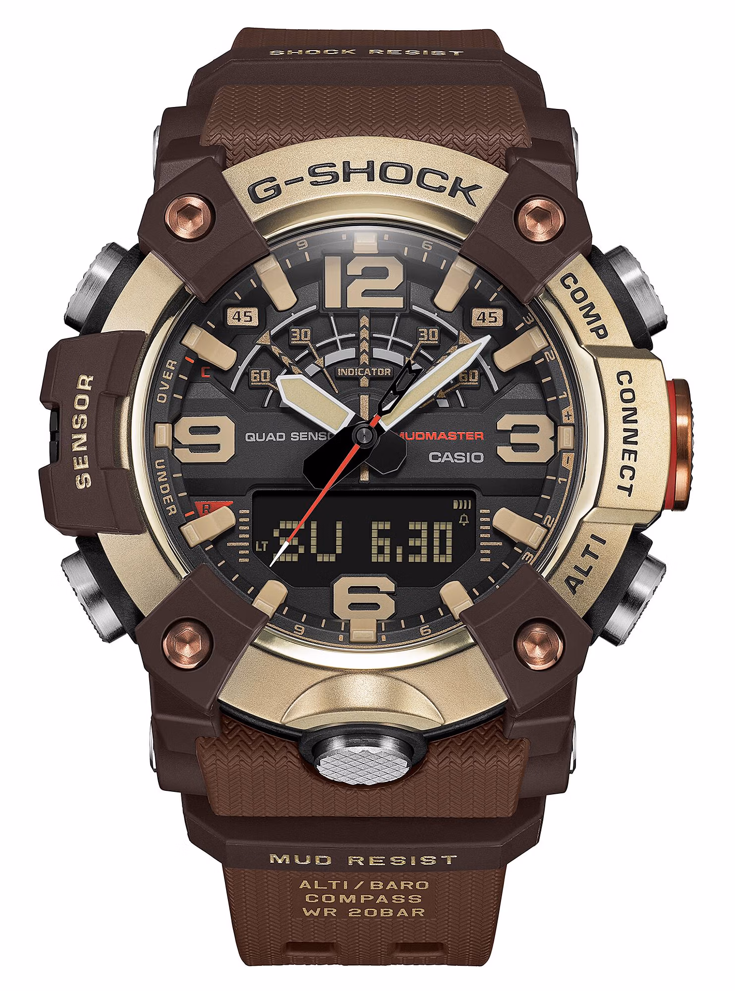 Mudmaster GG-B100XMH-5A со стальным золотистым безелем