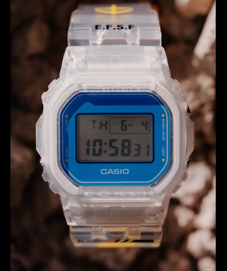 Casio G-Shock DW-5600UE × Gundam: корейская коллаборация по мотивам RX-78-2
