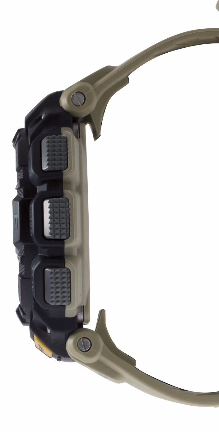 Кнопки и защитные выступы на корпусе PRG-240-5