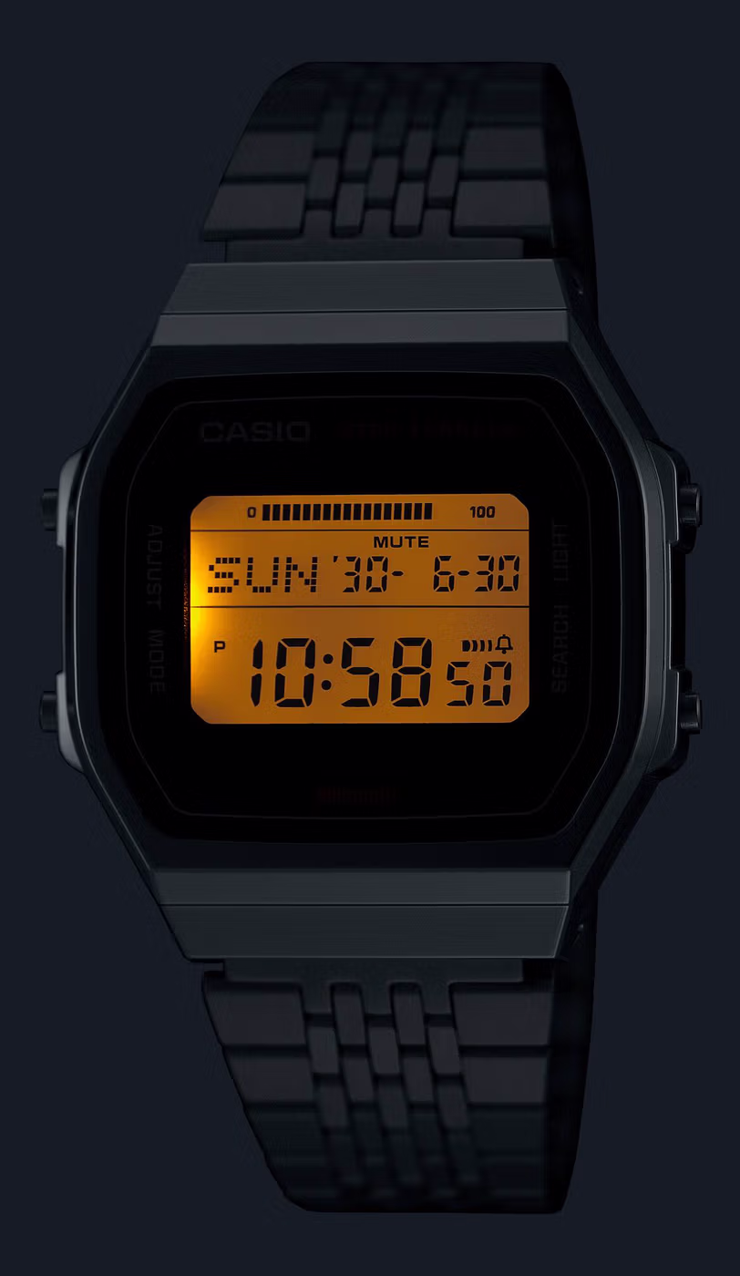 Янтарная подсветка дисплея Casio ABL-100WE-2A