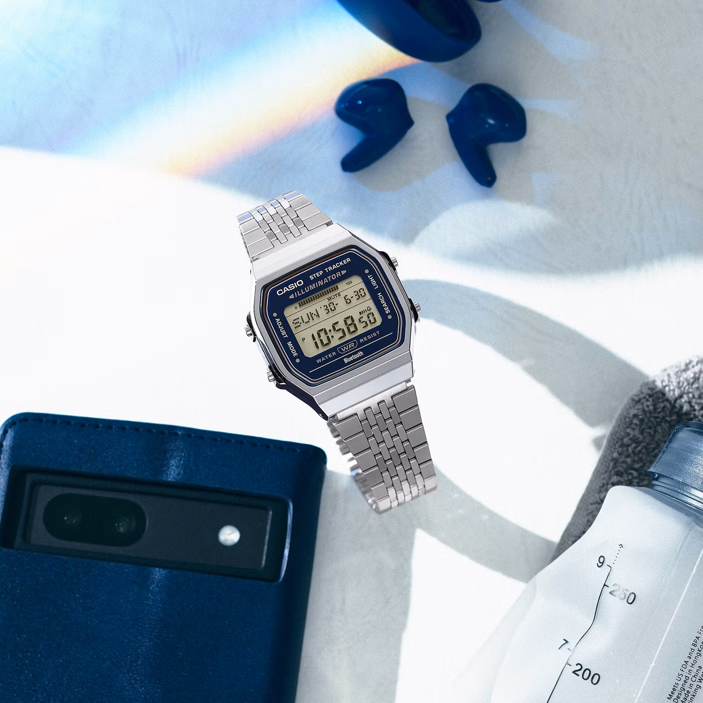 Casio Vintage ABL-100WE-2A и ABL-100WE-7A: новые цвета, Bluetooth и шагомер