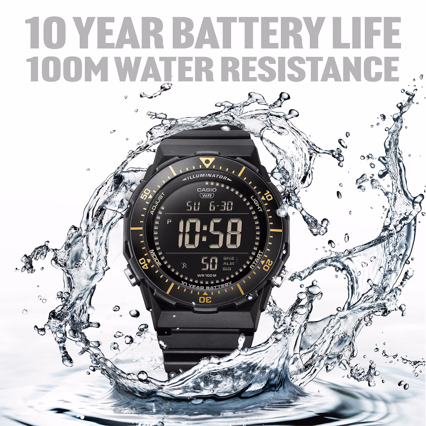 AE-1700H-1B: батарея на 10 лет и водозащита 100 метров