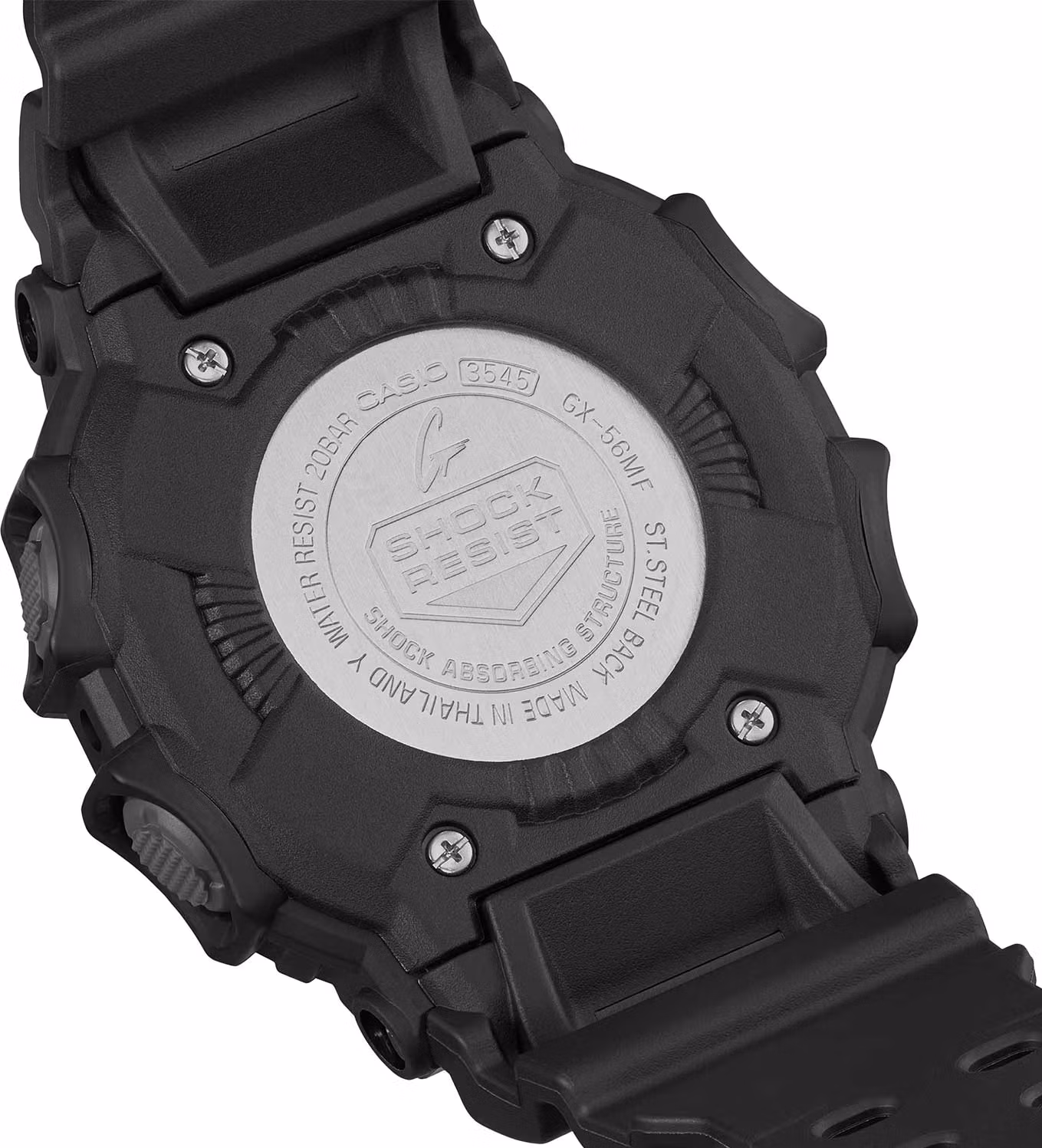Задняя крышка GX-56MF-1 — четыре винта и маркировка Tough Solar
