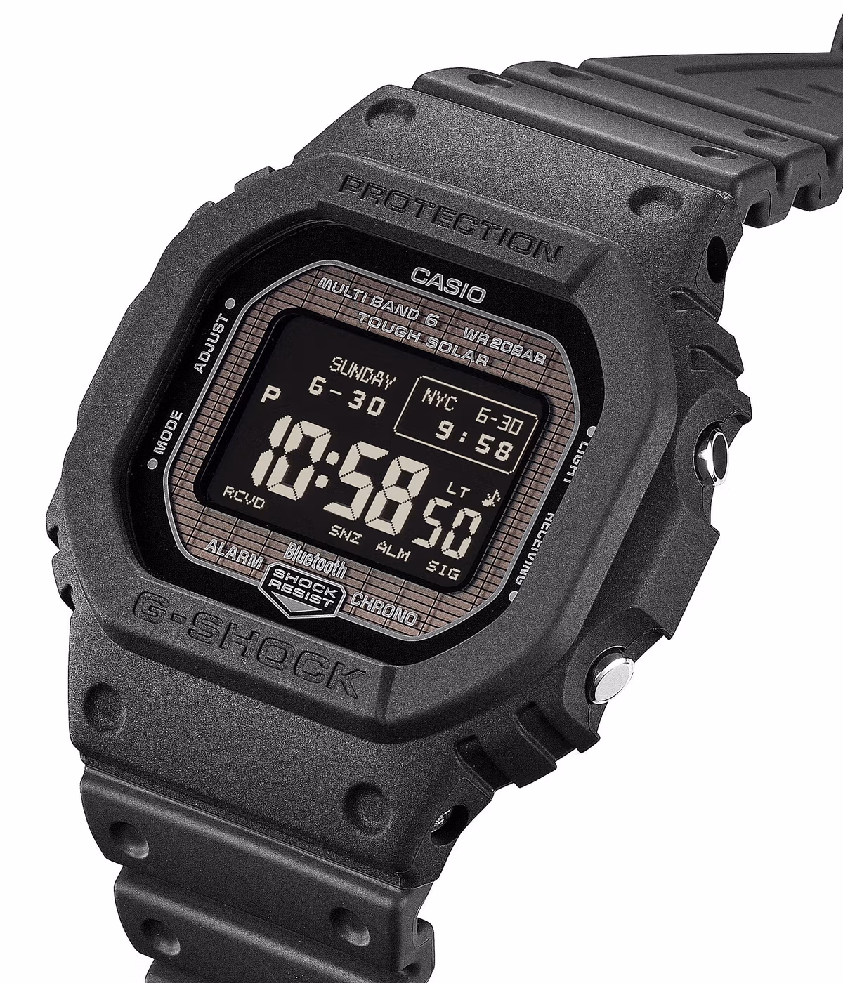 Дисплей и кнопки GW-BX5600-1A1 крупным планом