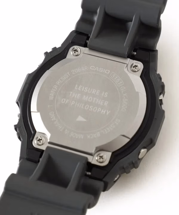 Задняя крышка G-Shock GLX-5600 for Pilgrim Surf+Supply с гравировкой LEISURE IS THE MOTHER OF PHILOSOPHY