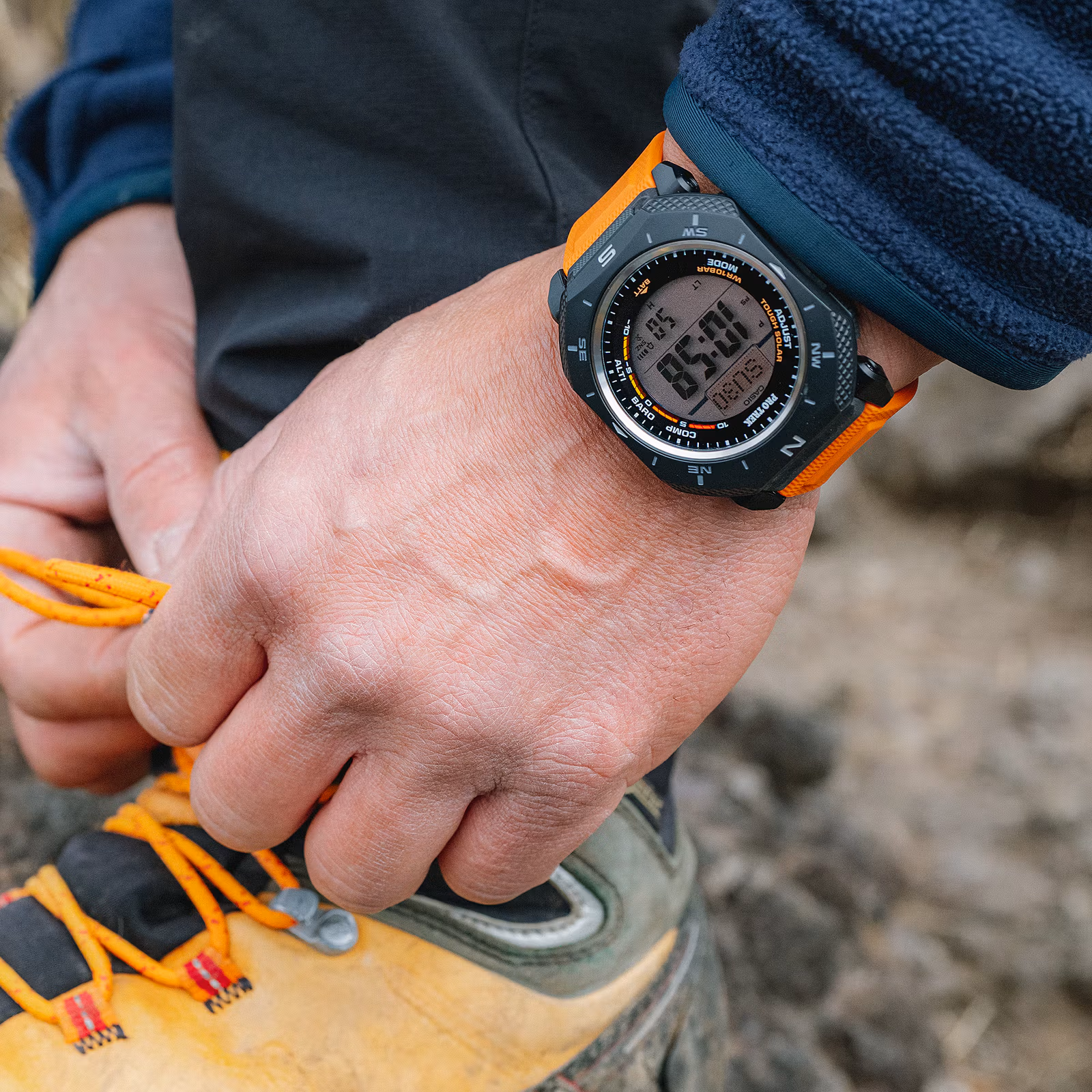 Casio PRG-69-4 на запястье