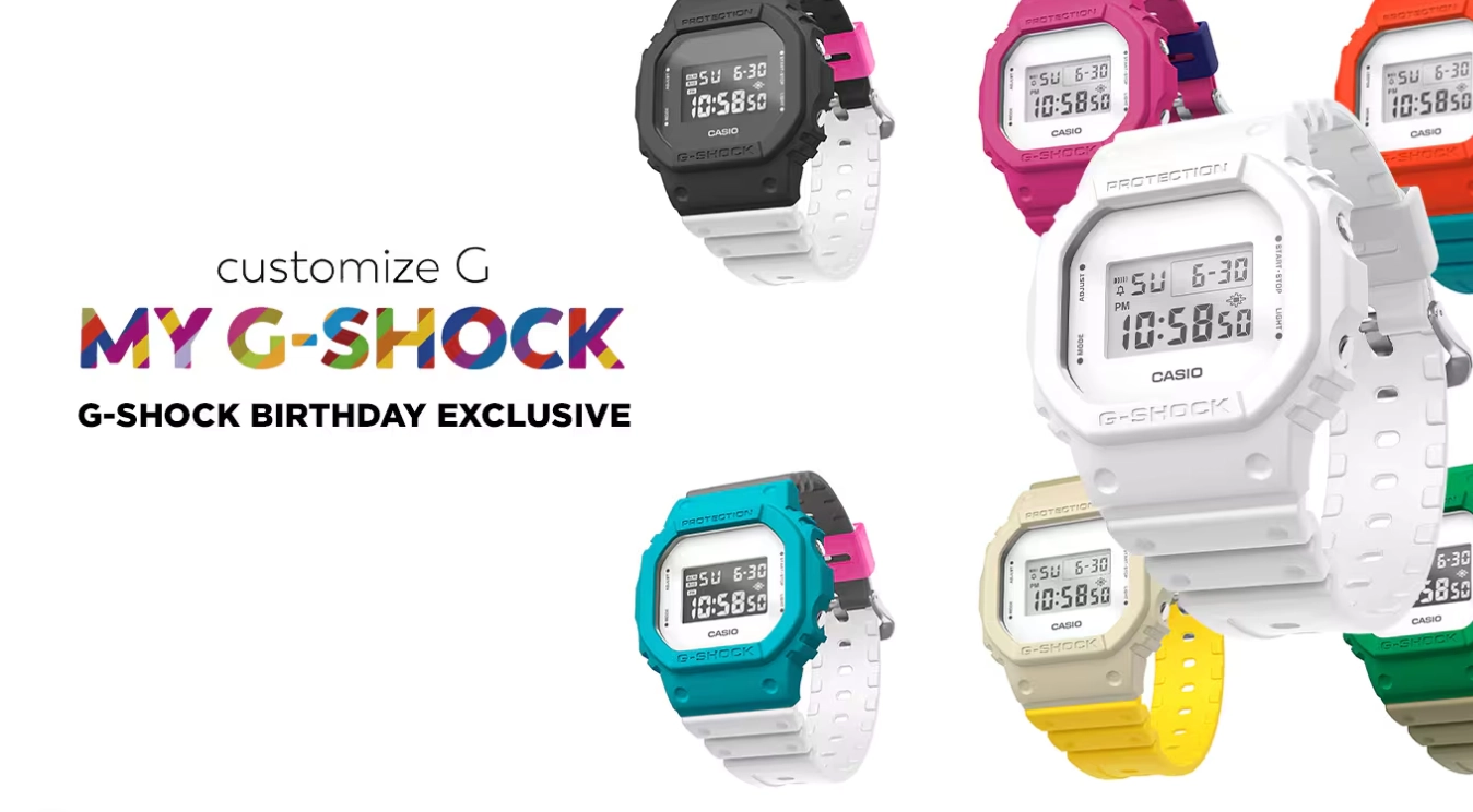 Сингапур получит доступ к персонализации часов My G-Shock через розыгрыш
