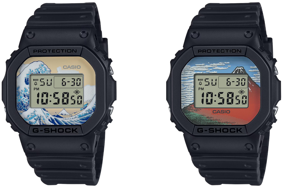 Уникальные часы G-Shock с произведениями Хокусая