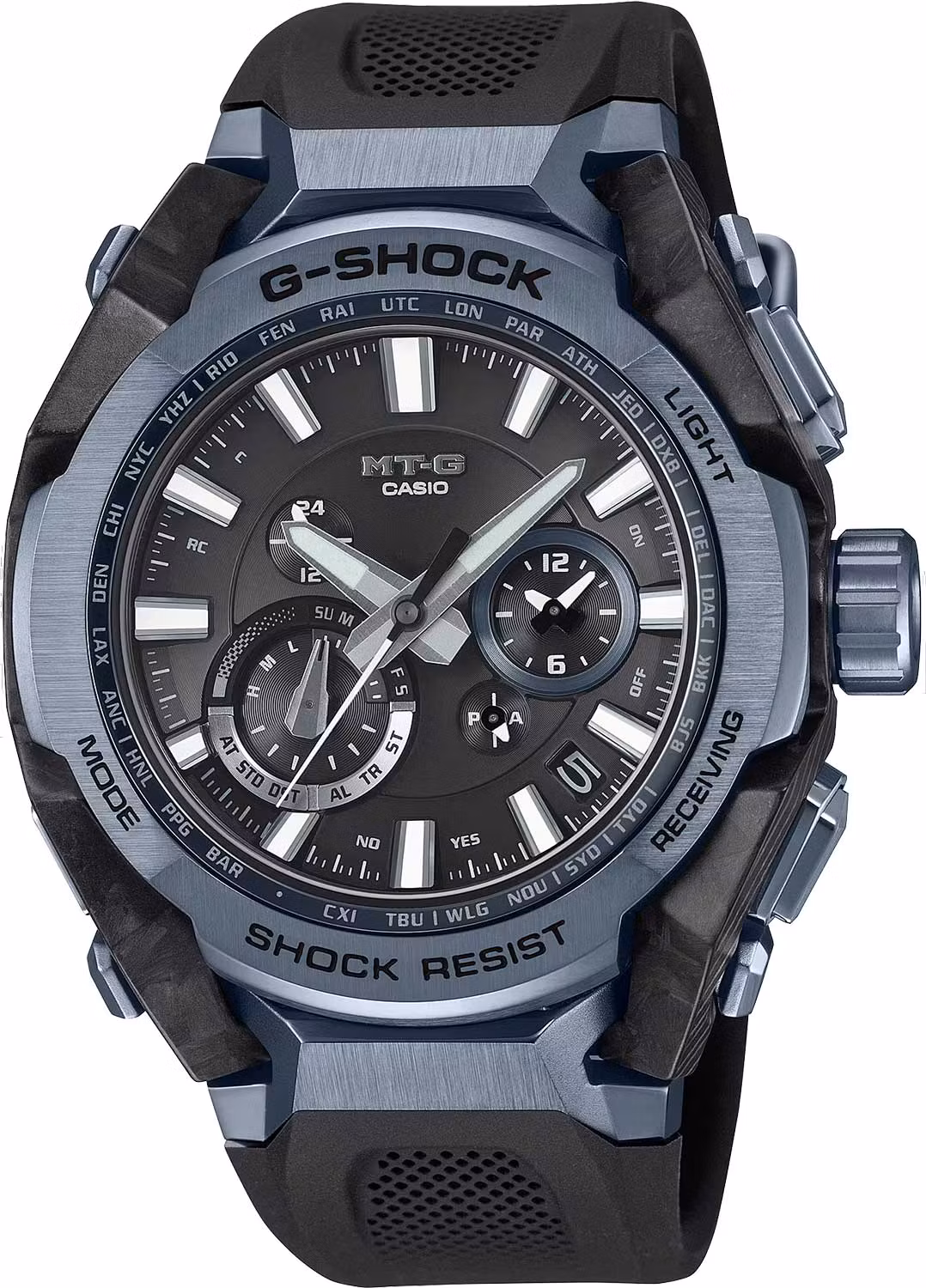 G-Shock MT-G MTG-B4000B-1A2 с корпусом из металла и карбона