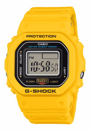 WATCHDAVID примерил кольца-часы G-Shock DWN-5600: три цвета, открытый ремешок и 200 м водозащиты